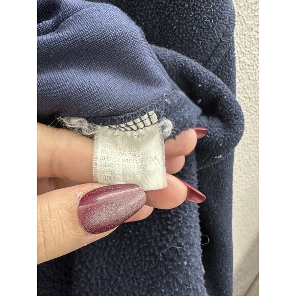 Izod Preform X Mens Sweatshirt Size Large Blue Fleece Pullover 1/4 Zip - Picture 7 of 12